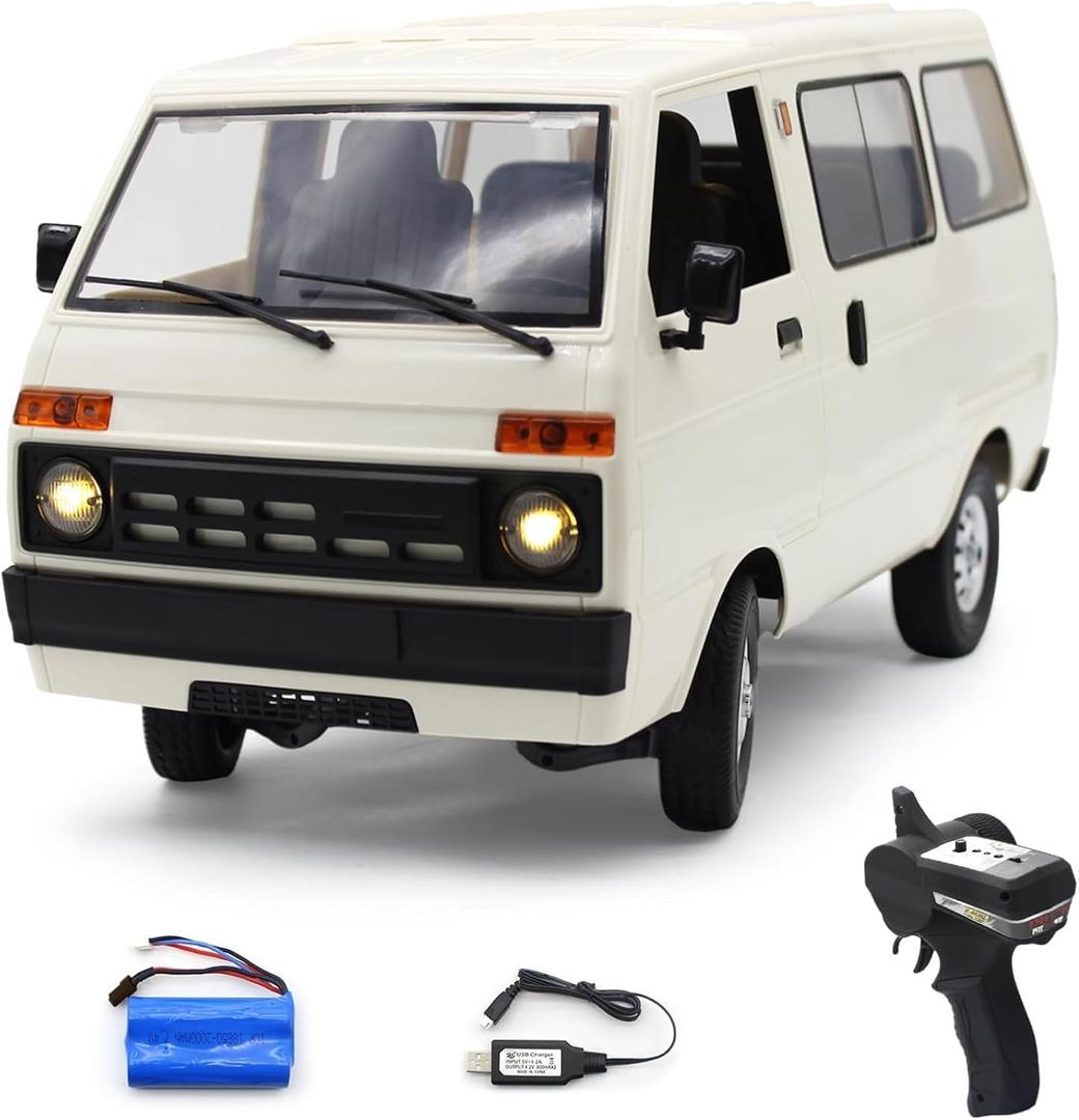 Remote Control Car RC Van Mini Cabin Car RC Crawler Off Road Climbing Vehicle Drift Speed Model Toy All Terrain Drifting Rc Crawler for Kids Hobby