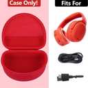 Hard Case Replacement for Skullcandy Hesh Evo/Hesh ANC/Crusher ANC 2/Crusher Evo/Riff 2/Riff Bluetooth Headphones (Red Case)