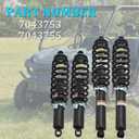 7043753 7043755 Full Size Shocks Fit for Polaris Ranger 570 900 XP 1000 XP
for Ranger 570 Full Size 2015 Ranger Crew XP 900 2013-2019 Ranger 1000 2020-2023 XP Crew 1000 2017-2018