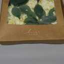 Ling's Moment Rose Artificial Flowers 16pcs Realistic Cream Avalanche Roses with Stem for DIY Wedding Bouquets Centerpieces Floral Arrangements Decorations