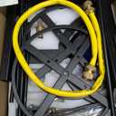 Garden Hose Reel with Handle Heavy Duty Metal Freestanding Water Hose Holder, Upgraded Retractable Hose Winder for Up 150FT 5/8" Hose, Perfect for Lawn, Yard & Outdoor Use