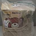 Heated Blanket Throw, Electric Throw Blanket with 5 Heating Levels & 4 Hours Auto Off, Double Sided Soft Cozy Sherpa Electric Heated Blanket with ETL Certified for Office, 50"x60", Milk Coffee