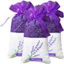 5 Packs of Lavender Sachet Drawers and Closets, Long-Lasting Lavender Sachet Home Fragrance Hanging Wardrobe air freshener Deodorant, Home Scent Products