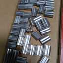 50Pcs Aluminum Crimping Loop Sleeves Cable Crimp for 3/ 16" Wire Rope End