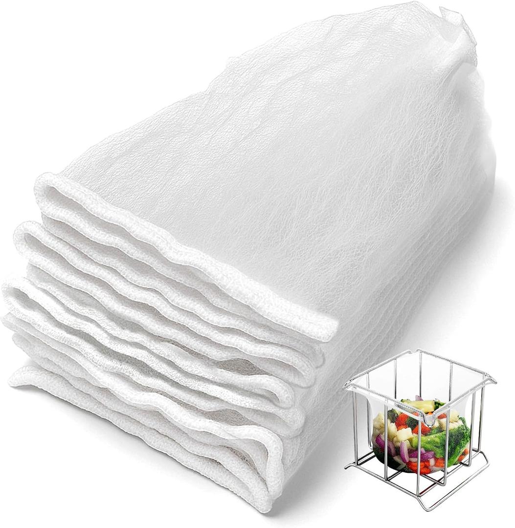 KONE Kitchen Sink Strainer Mesh Bag- 600 PCS Large Disposable Sink Net Strainer Filter Bags for Collecting Kitchen Food Waste Leftover Garbage, Fits Deep Sink Strainer Basket