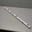 Linelglobal Christmas Wrapping Paper Long Roll Vantage Christmas Tree, Reversible Roll Two Side Wrapping Paper 30x390 Inch - Deer Plaid