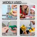 SWRT 12 Pack UL/CSA Listed Black Electrical Tape 7 mils -600V, 0.75 in x 66 FT Electric Tape Flame Retardant, Strong Adhesive, for Home DIY Electrical Repairs Professional Installations