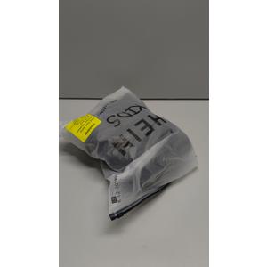 Elegant Dress for Women Sexy V Neck Long Sleeve Bodycon Midi Fishtail Dresses (Large, Black)