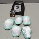 99FLIPS Kids Knee Pads and Elbow Pads Set - Knee Pads for Kids - Knee Elbow Pads for Kids - Size SM Mint - Toddler Knee Pads and Elbow Pads Set Skating Pads