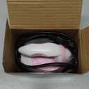 Honoson Mini Craft Iron Mini Heat Press Small Iron 3.93 x 2.36 x 2.76 in Portable Handy Tiny Flatiron with Charging Base Accessory for Fuse Bead Patch DIY Heat Transfer Vinyl(Light Pink)