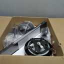 Ceiling Fans with Lights, 52 Inch Flush Mount Ceiling Fan with Light and Remote, Low Profile Black Ceiling Fan for Bedroom Living Room, Quiet DC Motor, Reversible, Dimmable LED, Black