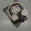 Wireless Headset with AI Noise Cancelling Microphone Bluetooth Headset - Bluetooth V5.2 Headphones with USB Dongle & Mic Mute for Computer/Laptop/PC/iPhone/Android/Cell Phones (White)