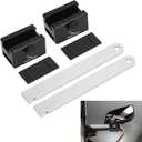 Towing Mirror Extend Kit Aluminum Mirror Blocks & Bars fit for 1980-1996 for Ford F150 F250 F350 F450 Ranger Bronco