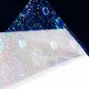 Livelynine 15.8x197 Holographic Laminate Sheets Self Adhesive Waterproof Clear Contact Paper Peel and Stick Book Cover Protector Holographic Sticker Paper Firework Glossy Glitter Classroom Wallpaper