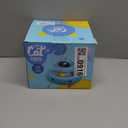 Cat Toys,4-in-1 Automatic Kitten Toy for Bored Indoor Adult Cats,lectric Flying Butterfly,Whack a Mole,Feather Track Balls,Blue