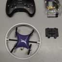 Mini Drone for Kids, Small Beginners Small RC Drone Quadcopter Drones, 2.4G Remote Control Toy with LED Lights, One Key Take Off/Landing, 360 Spinning, 90 Degree Circle Flight Gifts for Boy Girl