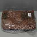 GAEKEAO Tote Bag for Women Work with Zipper Vegan Leather Ladies Travel Shoulder Bags Purses and Handbags Casual Weekender (A01 Brown)