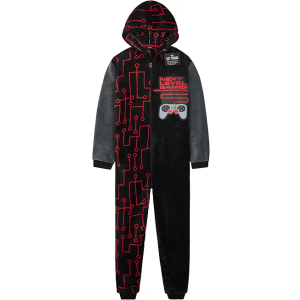 Get Trend One Piece Pajamas for Boys, Teens Fleece Loungewear Soft Jumpsuit Sleepwear Cozy Nightwear Gifts for Boys 7/8