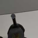 GENSHUO High Heeled Sandals for Women One Strap Heels with Square Open Toe 4 Inch Stiletto Ankle Strap Shoes Elegant Sexy Dress Wedding Party (8, Solid Black)