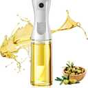 Glass Oil Sprayer for Cooking - Olive Oil Mister Spray Bottle - 6.7 fl.oz - Air Fryer Accessories - Refillable Dispenser for Kitchen