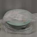 COOK WITH COLOR Mixing Bowls with Lids - 12 Piece Plastic Nesting Bowls Set includes 6 Prep Bowls and 6 Lids, Rhombus Design - Microwave Safe (Mint)