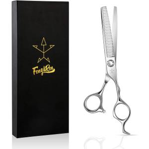 High-end Professional Hair Thinning Scissors Hair Cutting Teeth Shears Barber Hairdressing Texturizing Scissors Extremely Very Sharp 6.5 Inch Stainless Steel Alloy For Men Women Salon & Home