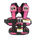 RideSafer - Large Pink, Lightweight, Compact, Portable Car Seat - Perfect for Travel and Everyday Child Safety