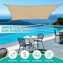 Shade Fabric Sun Shade Cloth,Privacy Screen for Patio Garden Pergola Cover Canopy 12x16 FT,Outdoor Shade Cloth for Deck, Backyard, Patio