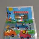 Babebay Disposable Stick-on Placemats 40 Pack for Baby & Kids & Toddler, Sticky Placemats Restaurant Table Mats 12" x 18" (Animals Driving Cars)