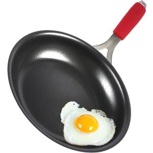 10 Inch Nonstick Frying Pan, Tri-Ply Clad Stainless Steel Skillet with Reinforced Coating, Detachable Handle with Silicone Sleeve, Dishwasher & Oven Safe, Induction Compatible, PFOA-Free