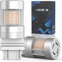 3156 3157 LED Bulb Amber for Turn Signal Light, 3157A Anti Hyper Flash Error Free Blinker Lights, 3057 4057 T25 Bulb for 12-24V Car Truck, Fit CK & Standard Socket, 2 Pack