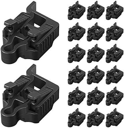 EDISHINE 9-Pack Low Voltage Wire Connector, Landscape Lighting Cable Connectors Weatherproof for Pathway Light/Spotlight/In-ground Lighting, 12/14/16/18 Gauge Cables, UL Listed