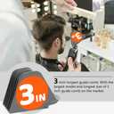 AFANSO Mega Hair Clipper Guards, 8pcs Gray, Fits Most Wahl Full Size Hair Clippers (3 Inch 8pcs)