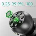 Fingerprint Door Lock - Smart Door Knob, Biometric Door Lock with Keypad Passcode Door Handle for Bedroom Home Office (Black)