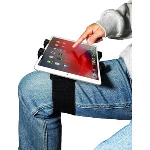 OHLPRO Pilot Kneeboard for iPad & 7"-11" Tablets, Upgraded Wide Elastic Strap for Secure Fit on Thigh, Adjustable Viewing Angles, Premium Plastic Material, Ideal for Aviation & Watching