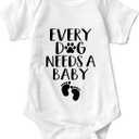 listery Every Dog Needs A Baby Bodysuit Funny Pregnancy Announcement Newborn Dog Paws Baby Infant Clothes