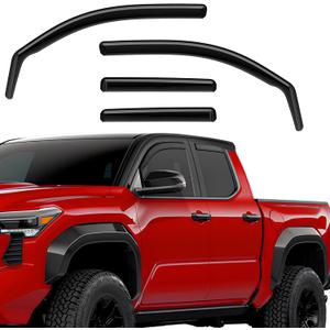 in-Channel Rain Guards fit for Toyota Tacoma 2024,4 PCS