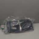 Woven Basket,Small Rope Storage Bin with Handles & Ribbon Bag, Organizer for Shelves Closets,Gift Basket Empty for Birthday,Books,Dog Toys, Black/1 Pack