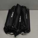 Nicpro Black Easel Stand for Sign, 8 Pack 63" Metal Portable Adjustable Collapsible Easels for Display, Painting, Poster, Wedding Sign with Carry Bag