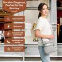 Crossbody Bag for Women, Small Fashion Nylon Purses Lightweight Phone Handbags Travel Shoulder Bag