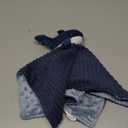 Baby Security Blanket for Unisex Boys and Girls, Soft Lovey Whale Baby Gifts for Newborn Toddler Snuggle Toy Stuffed Animal, Blue 15 Inch