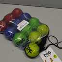 Tennis Balls for Dogs - 12 Pack 2.5'' Durable Non-Toxic Outdoor Dog Toys Balls with Mesh Bag, SGS Certified, Colorful Fetch Toys, Medium Large Breeds (Non Squeaky)