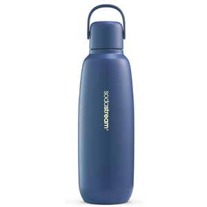 sodastream Fizz & Go Cool  All Metal Bottle (Storm) Carbonating Bottle Capacity, 0.9L