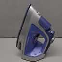 Hamilton Beach Steam Iron & Vertical Steamer for Clothes with Scratch-Resistant Durathon Soleplate, 8' Retractable Cord, 3-Way Auto Shutoff, Anti-Drip, 1500 Watts, Blue