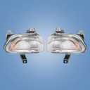 WFLNHB 1 Pair Left & Right Side Turn Signal Parking Lights Replacement for 2015 2016 2017 2018 Front Turn Signal Lamps Marker Lamp Lights 68256432AA CH2531105