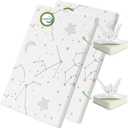 YENING Trifold Pack and Play Mattress Pad Foldable 38x26 Waterproof Baby Mattress for Pack N Play Matress Topper Breathable 1.25" Thick