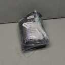 ChrisDowa Grommet Blackout Curtains for Bedroom and Living Room - 2 Panels Set Thermal Insulated Room Darkening Curtains (Black, 52 x 63 Inch)