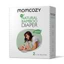 Momcozy Baby Diapers Size 2, Disposable Bamboo Diapers, Newborn Diapers, Hypoallergenic Diaper, White