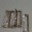 Ravinte 5 Pack Solid 4 Inch Kitchen Square Cabinet Handles Champagne Bronze Drawer Pulls Kitchen Cabinet Hardware Handles