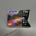 EPSON 220 DURABrite Ultra Ink Standard Capacity Black & Color Cartridge Combo Pack (T220120-BCS) Works with WorkForce WF-2630,2650, 2660, 2750, 2760 and Expression XP-320,420, 424